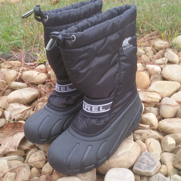 Sorel Other - SOREL SNOW BOOTS KIDS SIZE 2 BLACK